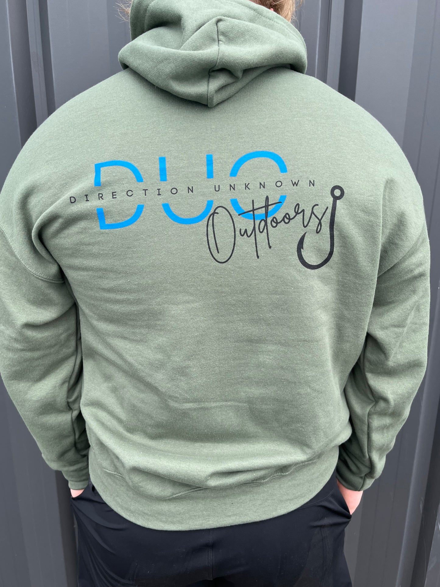 Logo Hoodie in Green