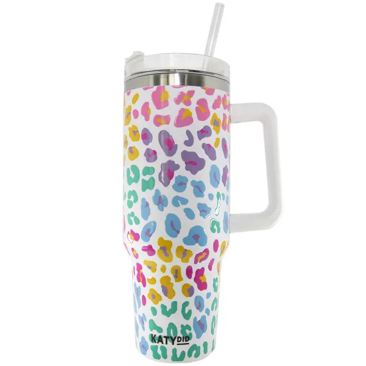 Katydid Leopard Tumbler