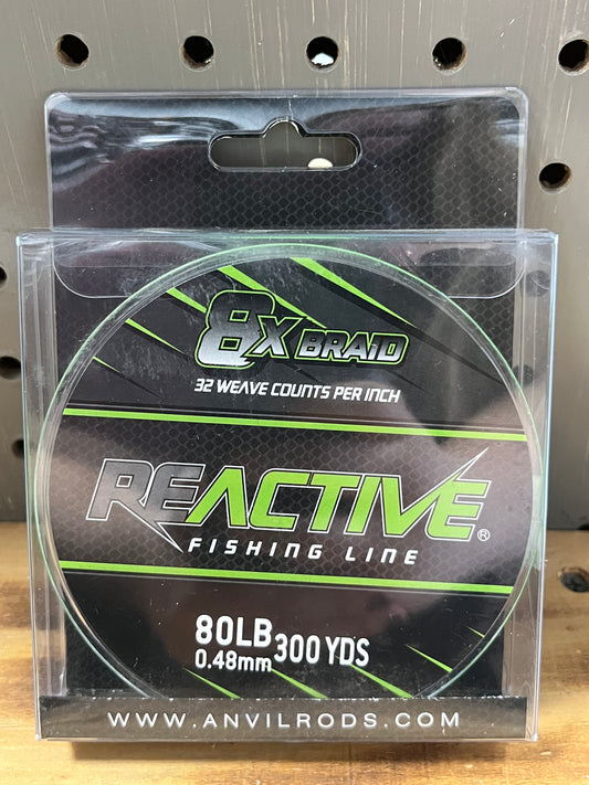 Reactive Fishing Line 8x Braid (300 YDS)