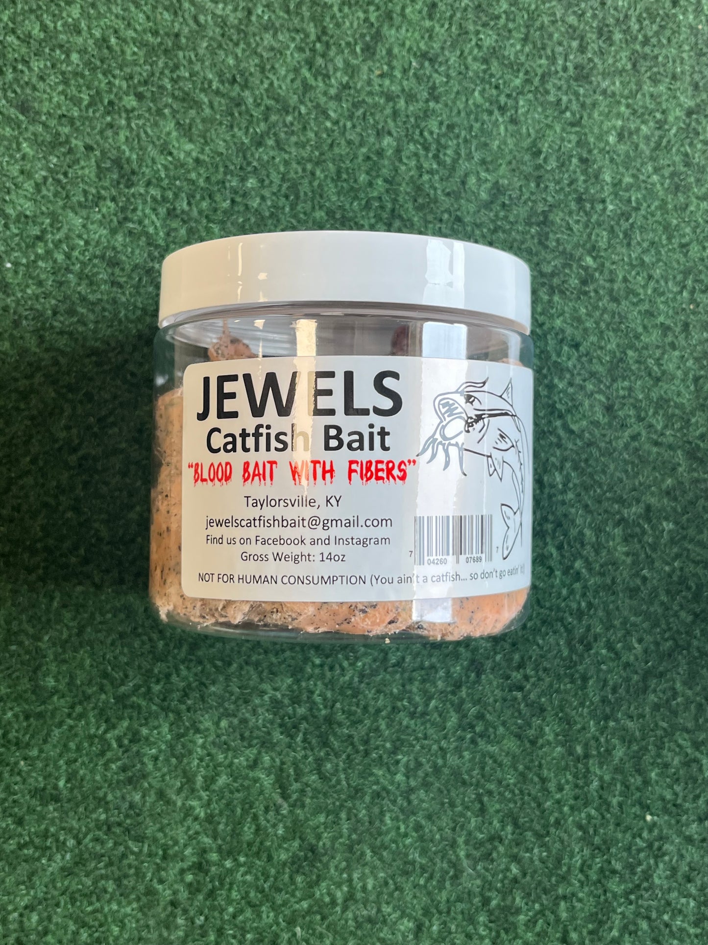 Jewel's Catfish Fiber Bait Jars