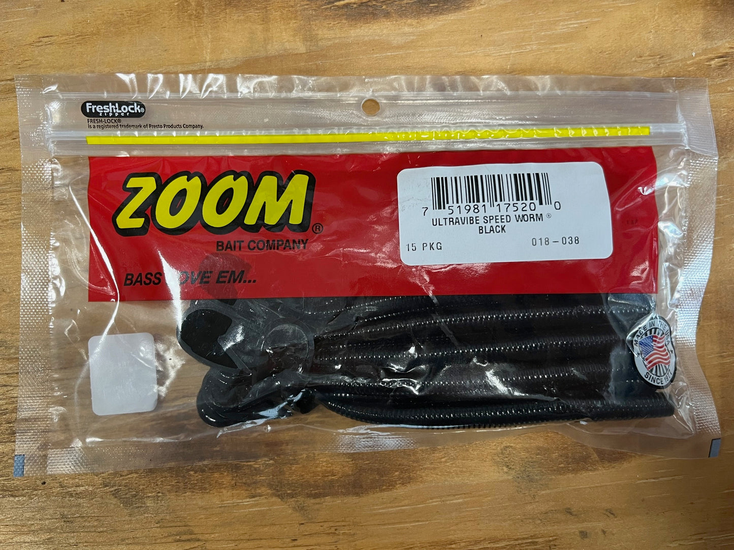 Zoom Baits UV Speed Worm