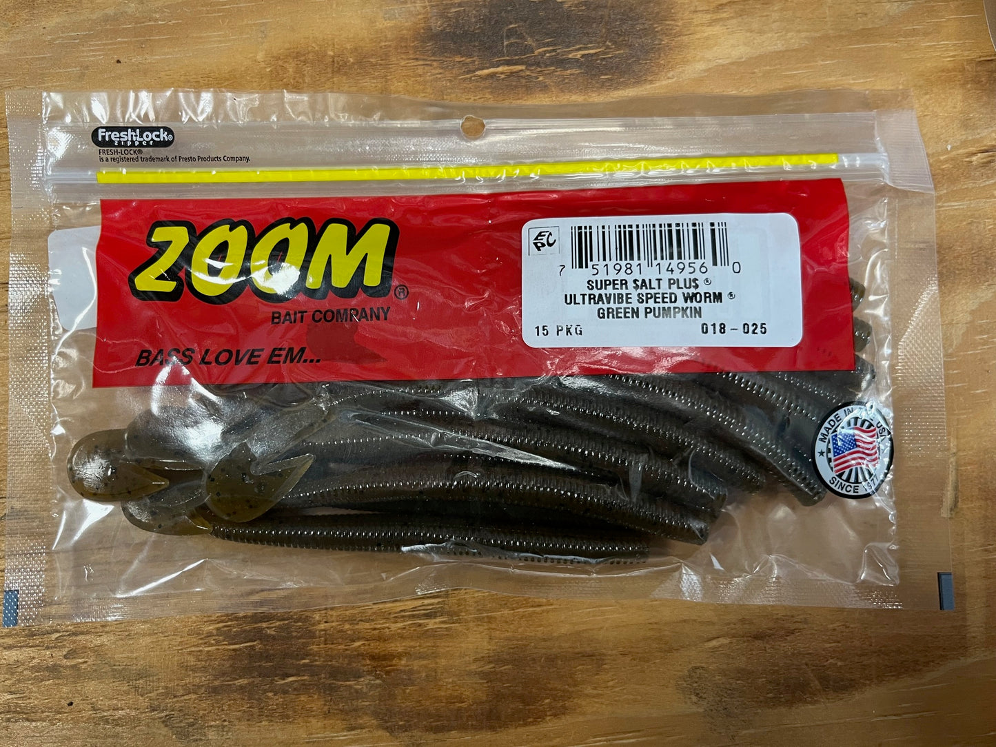 Zoom Baits UV Speed Worm