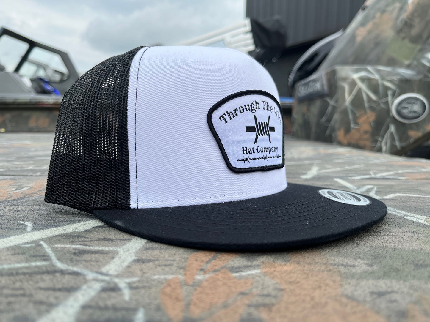 Though the Wire Five Panel Trucker Hat