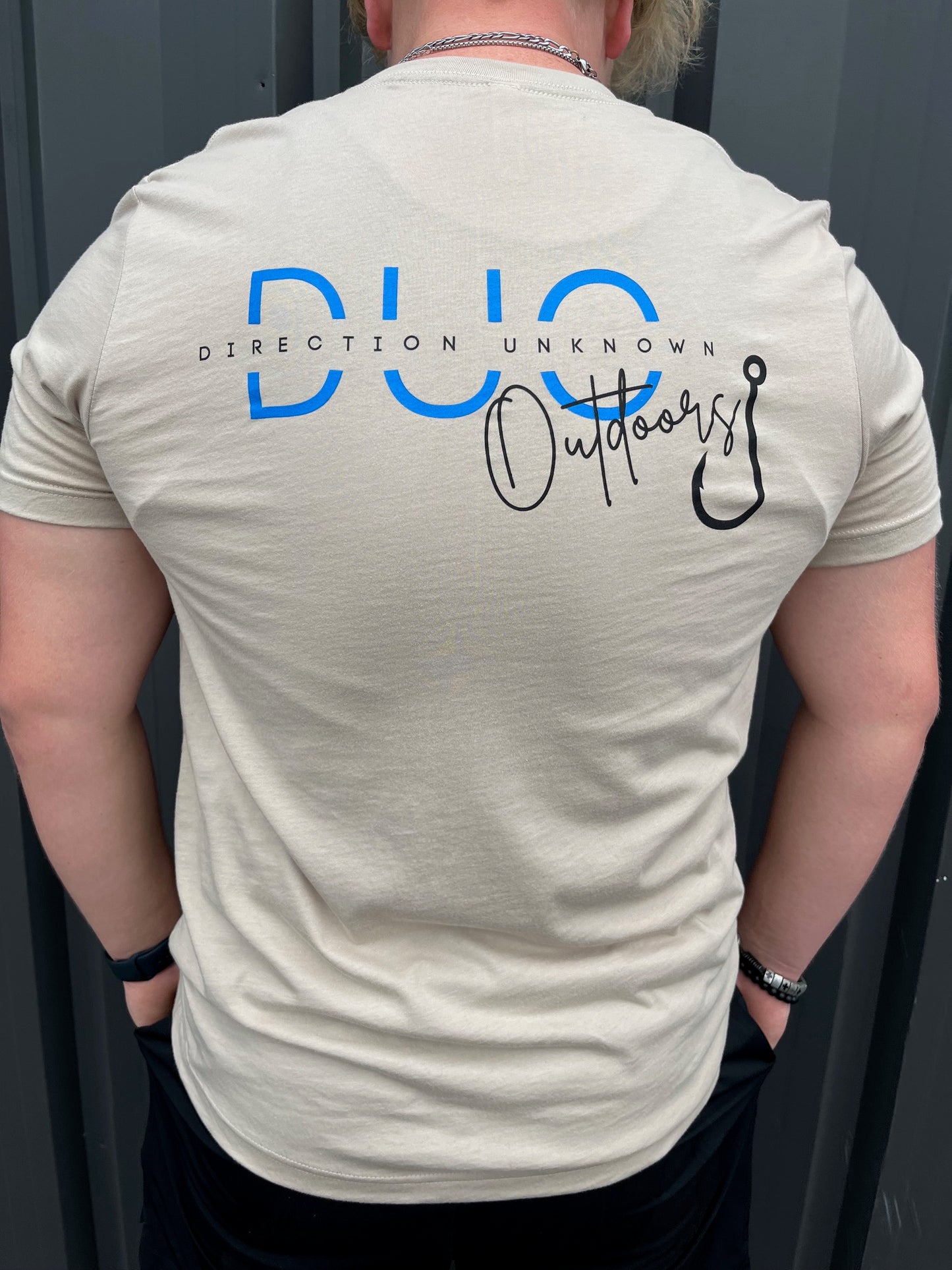 Logo Tee in Tan