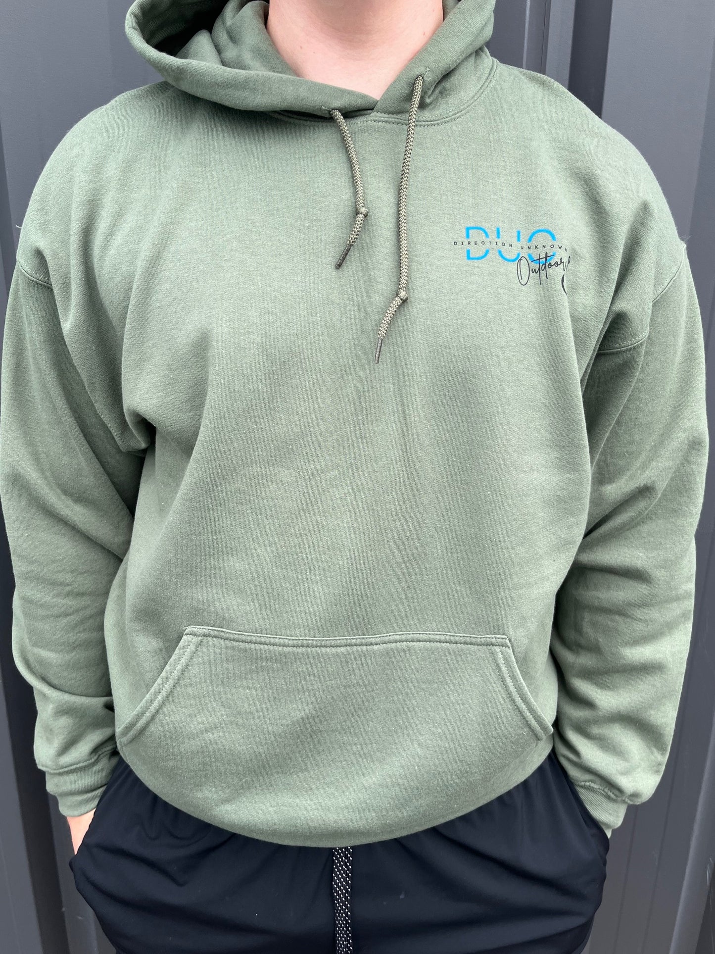 Logo Hoodie in Green