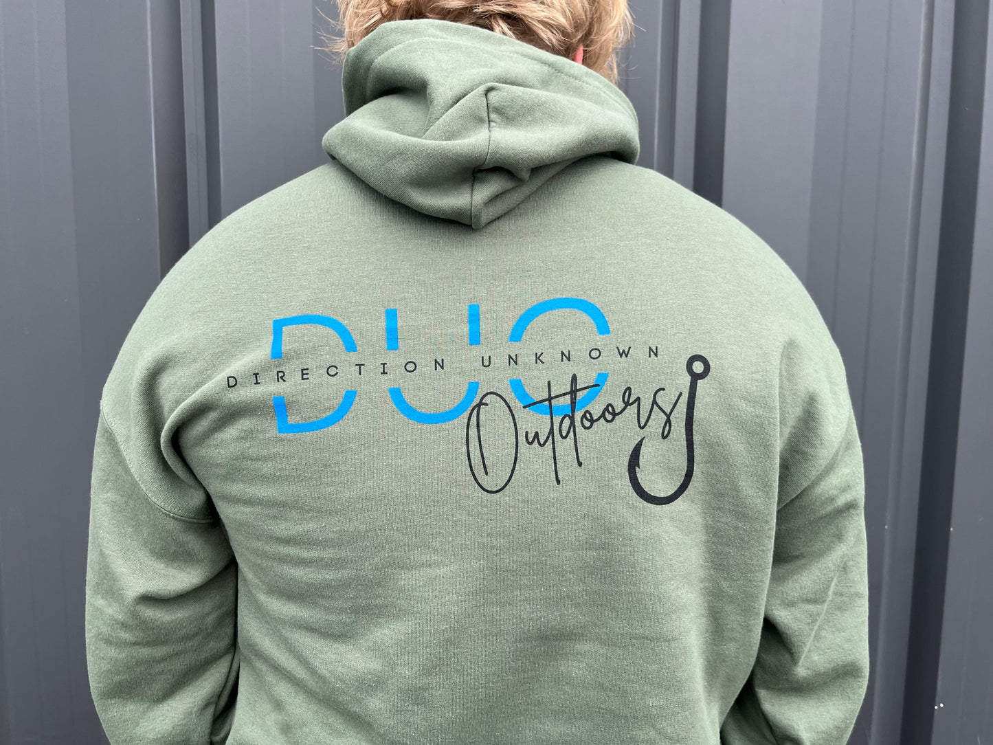 Logo Hoodie in Green
