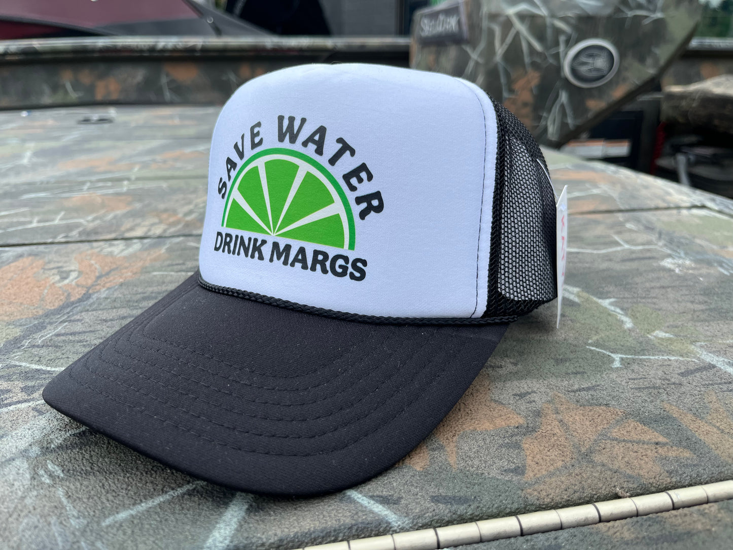 Katydid Save Water Drink Margs Foam Trucker Hat