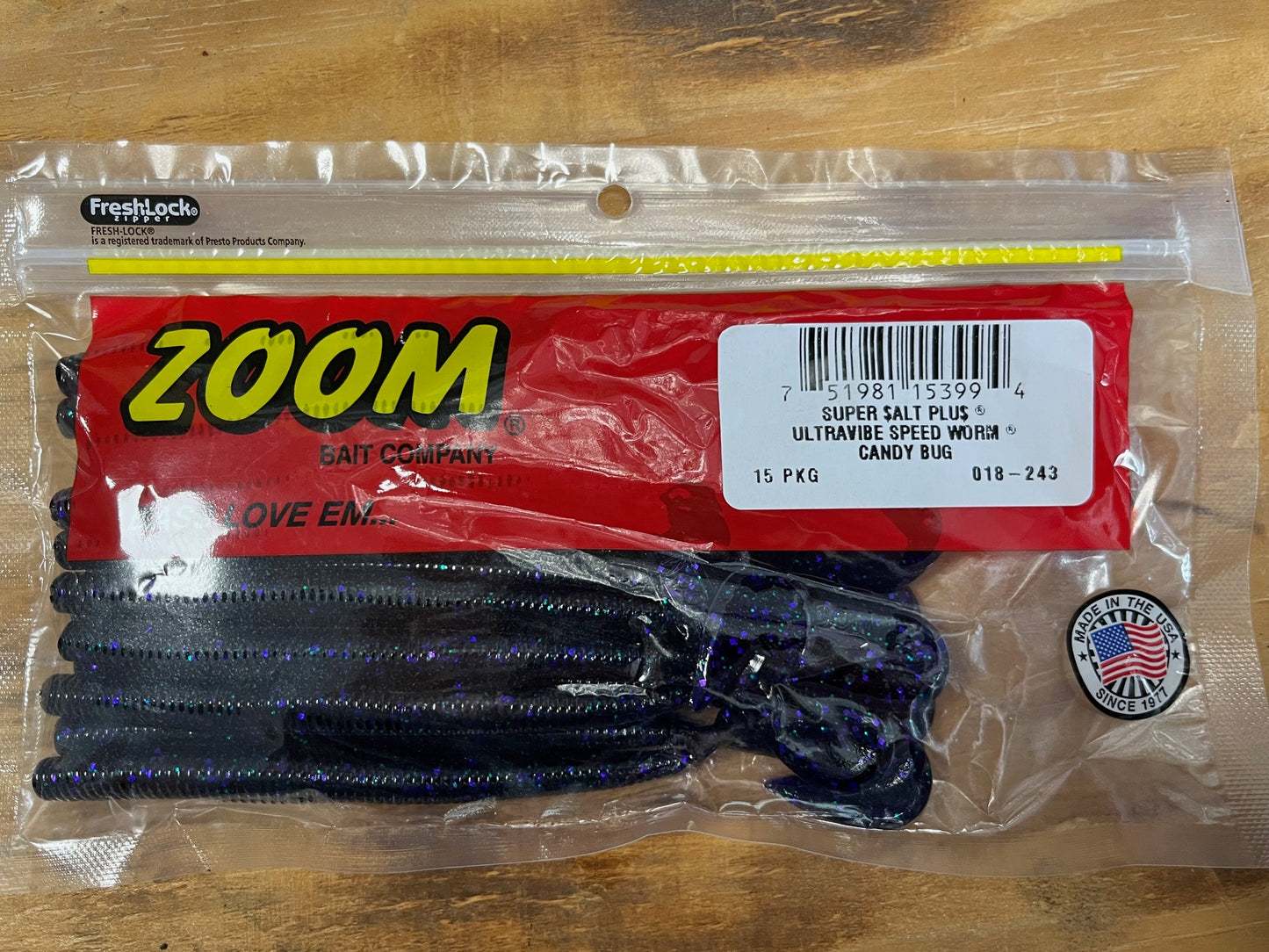 Zoom Baits UV Speed Worm