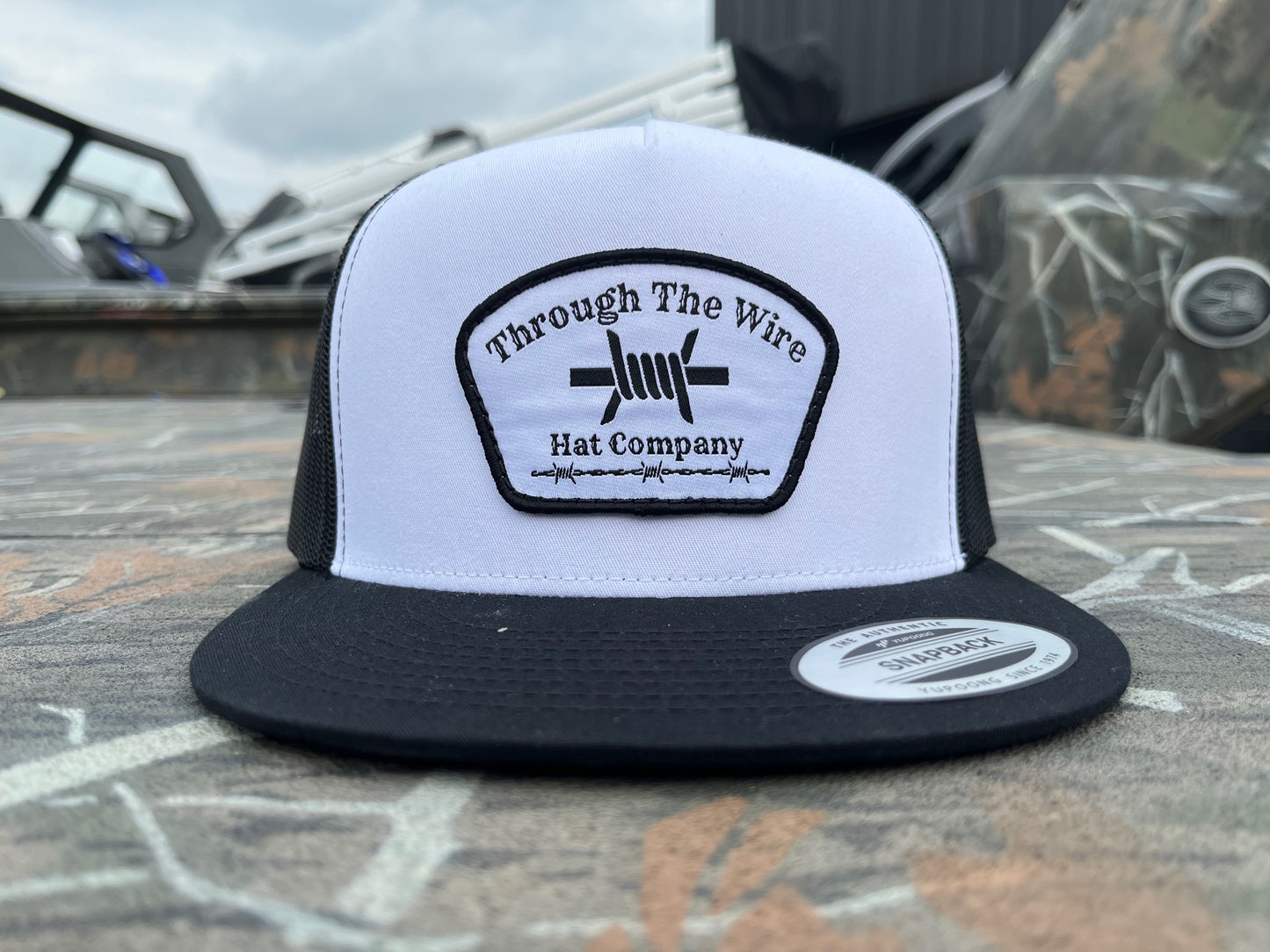 Though the Wire Five Panel Trucker Hat