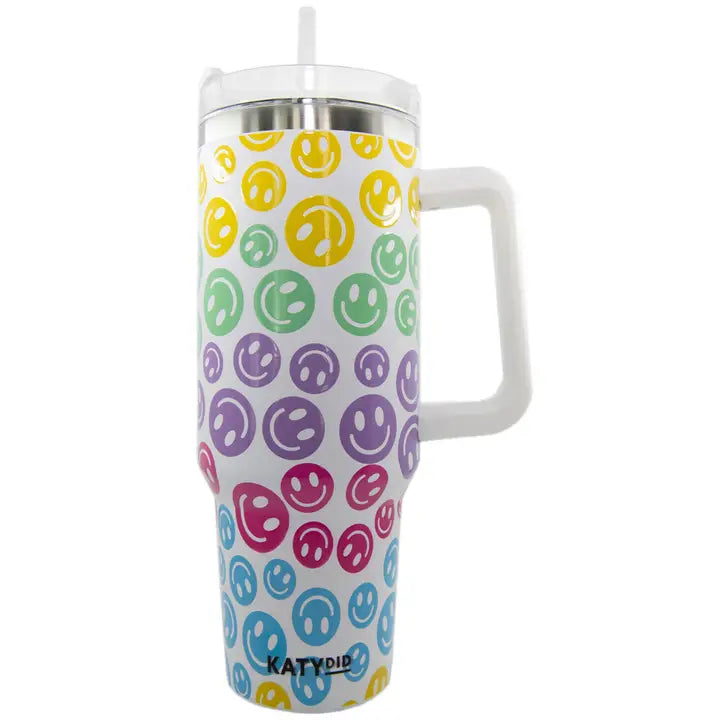Katydid Happy Face Tumbler