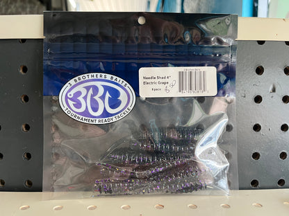 3 Brothers Baits Winged Needle Shad (4")