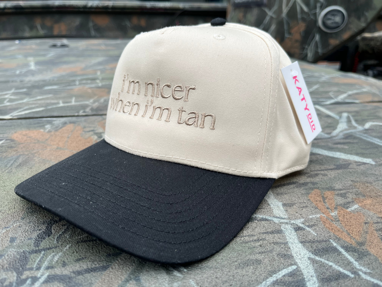 Katydid "I'm Nicer When I'm Tan" Hat