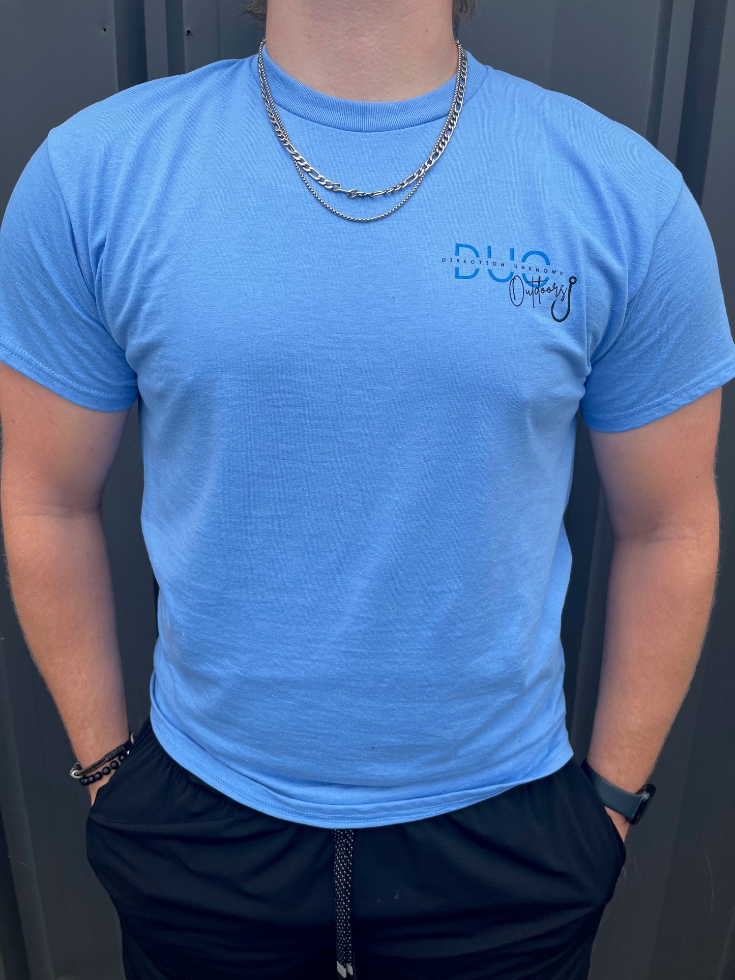 Logo Tee in Blue