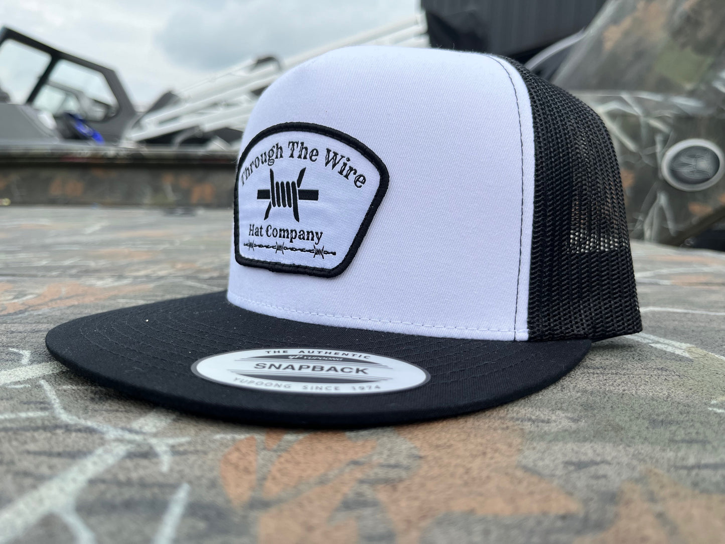 Though the Wire Five Panel Trucker Hat