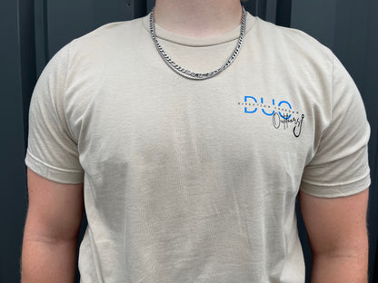 Logo Tee in Tan