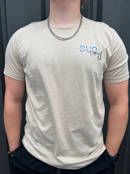 Logo Tee in Tan