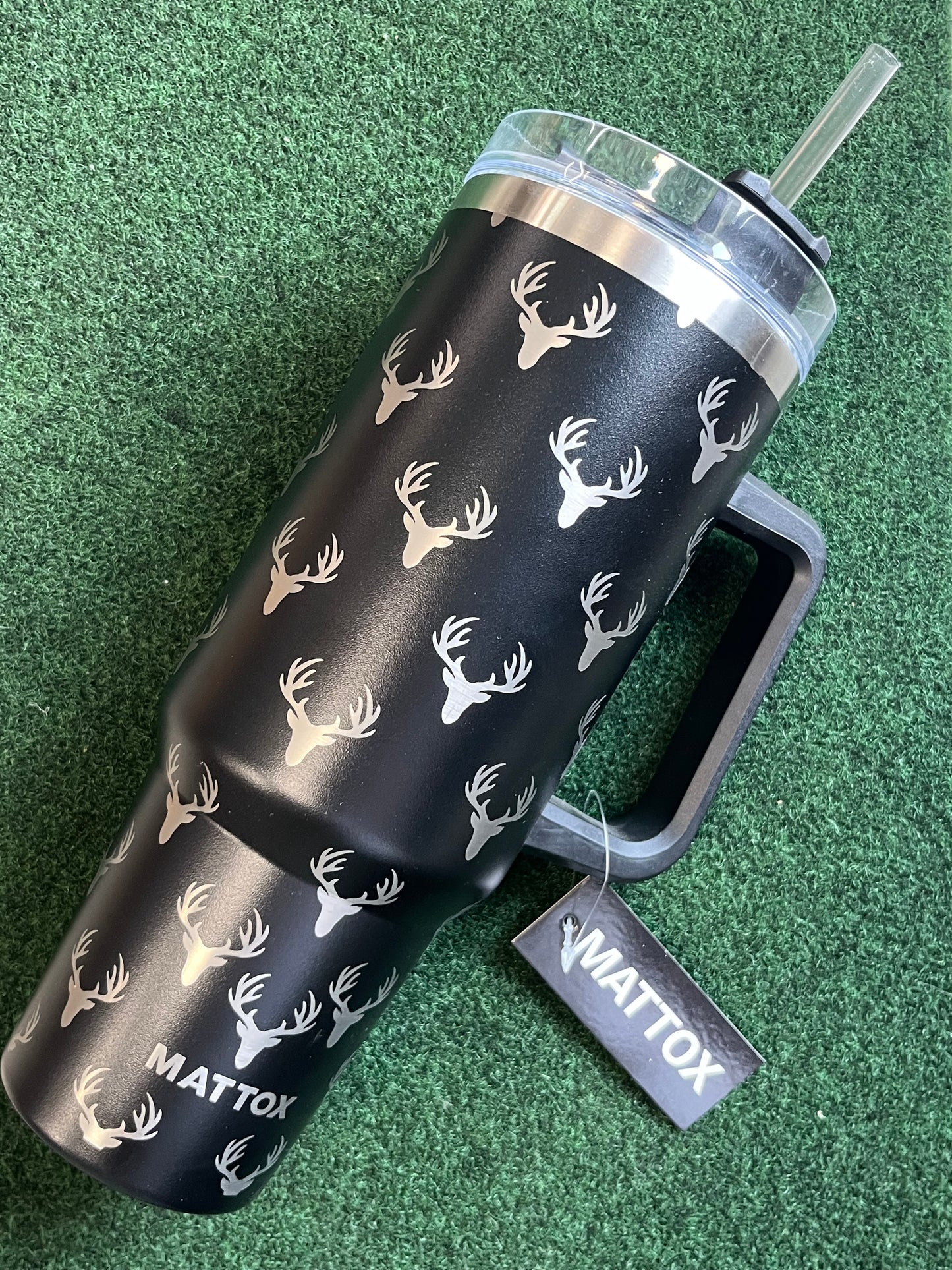 Katydid Deer All Over Tumbler Mattox Edition