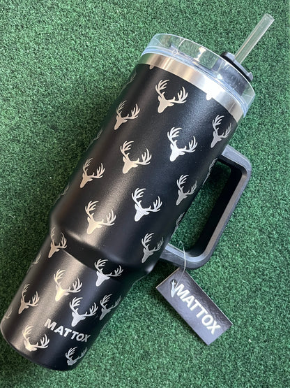 Katydid Deer All Over Tumbler Mattox Edition
