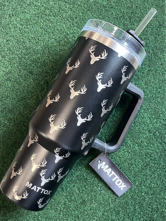 Katydid Deer All Over Tumbler Mattox Edition