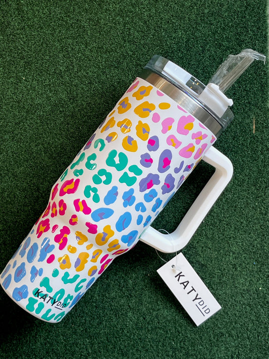 Katydid Leopard Tumbler