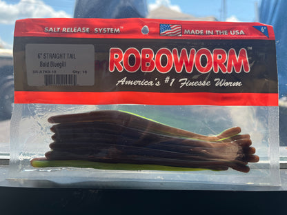 Roboworm 6" Straight Tail