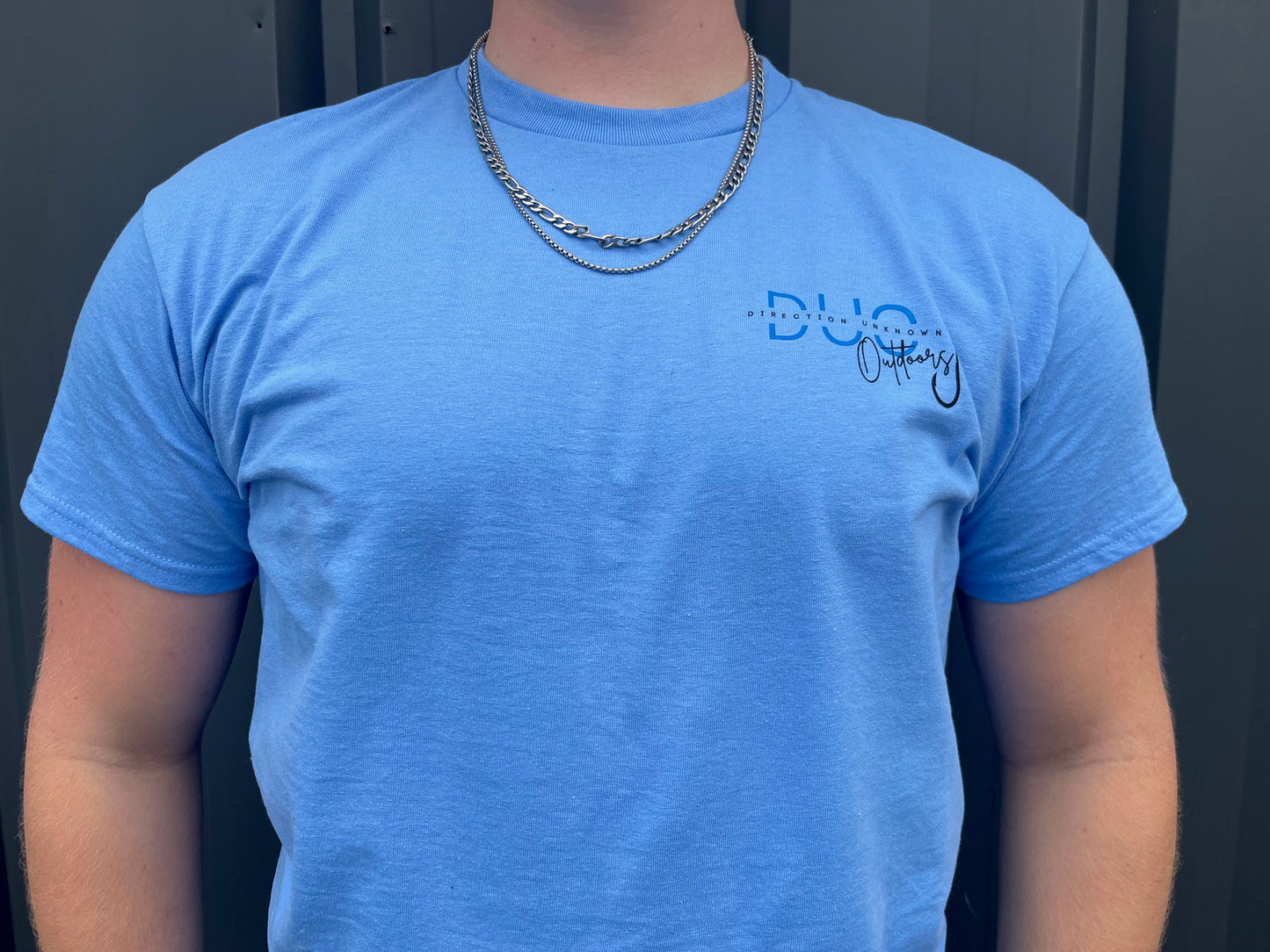 Logo Tee in Blue